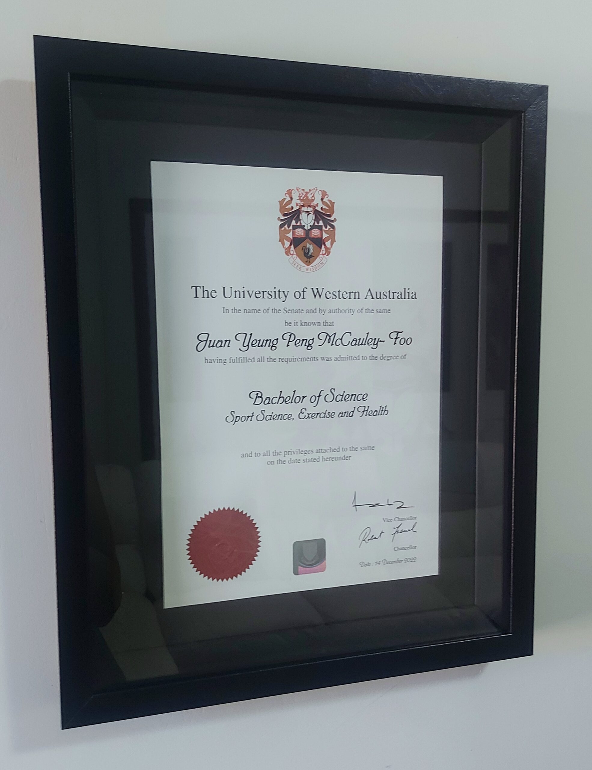 Framed Degree